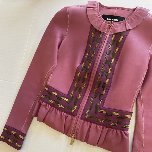 Dsquared2 leather jacket - Picture 11 of 16